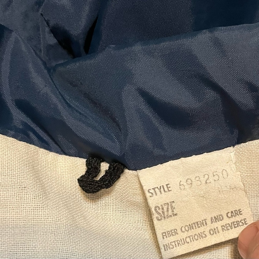 Vintage Phi Lambda Chi Fraternity Blue Button Jac… - image 5